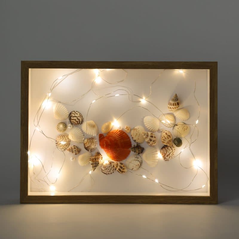 Marco Paisaje Conchas LED
