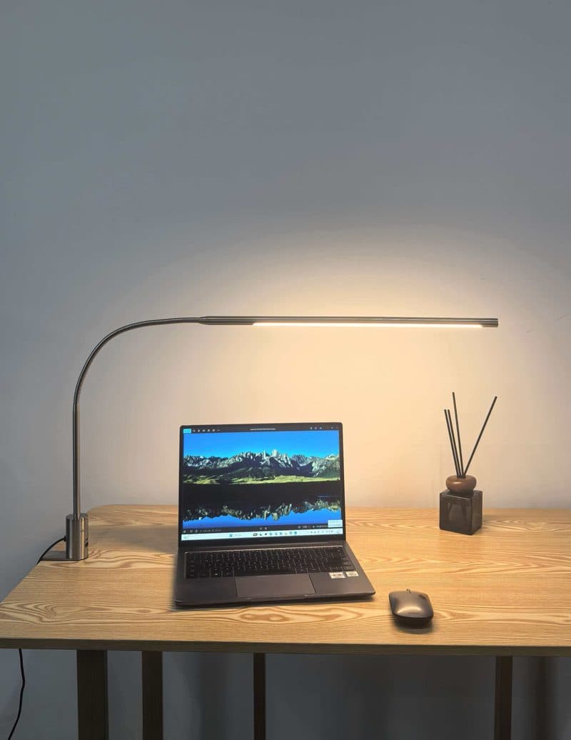 Lámpara LED Cuello Cisne Pinza