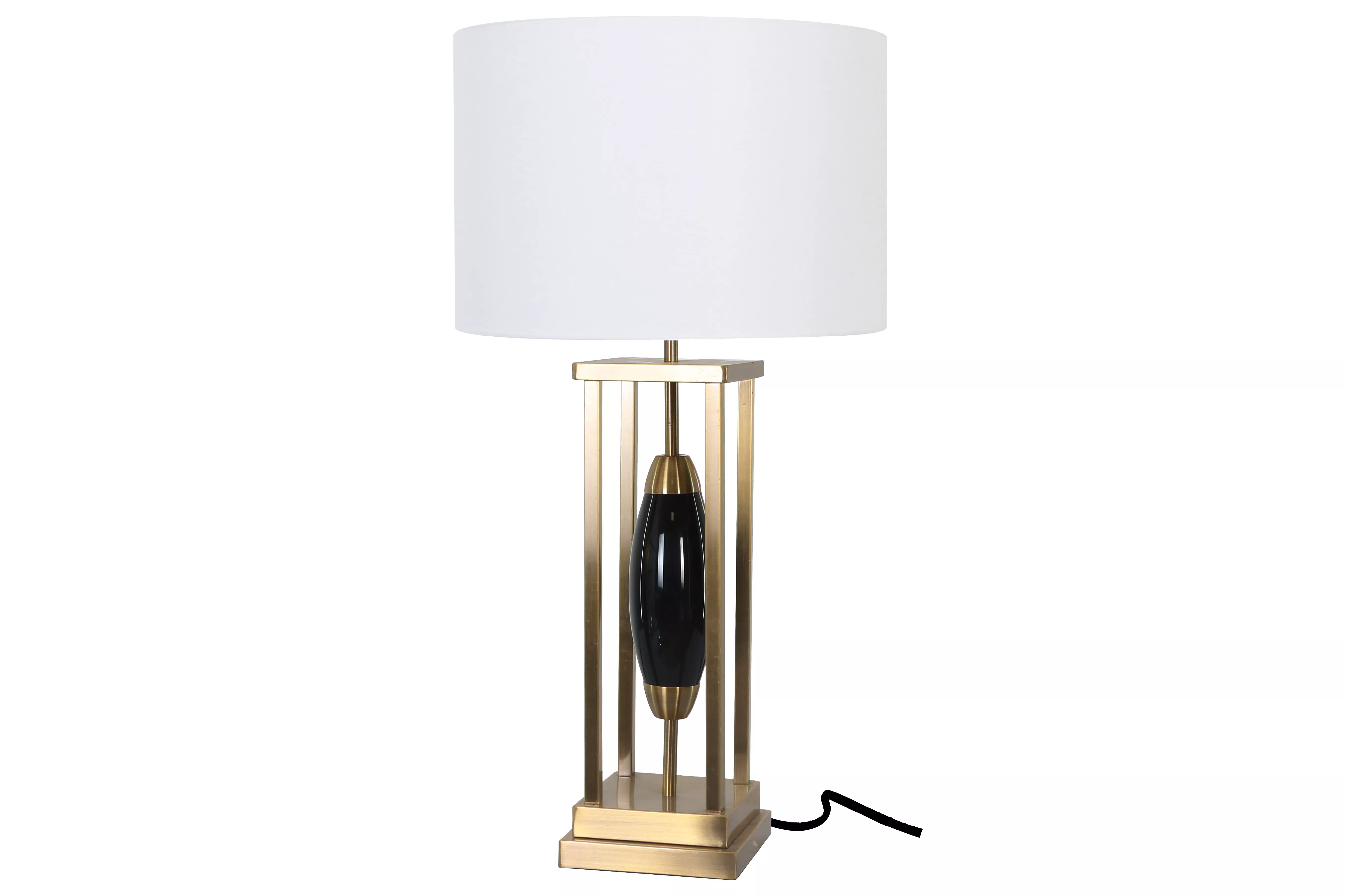 Lámpara Mesa Jaula Art Deco