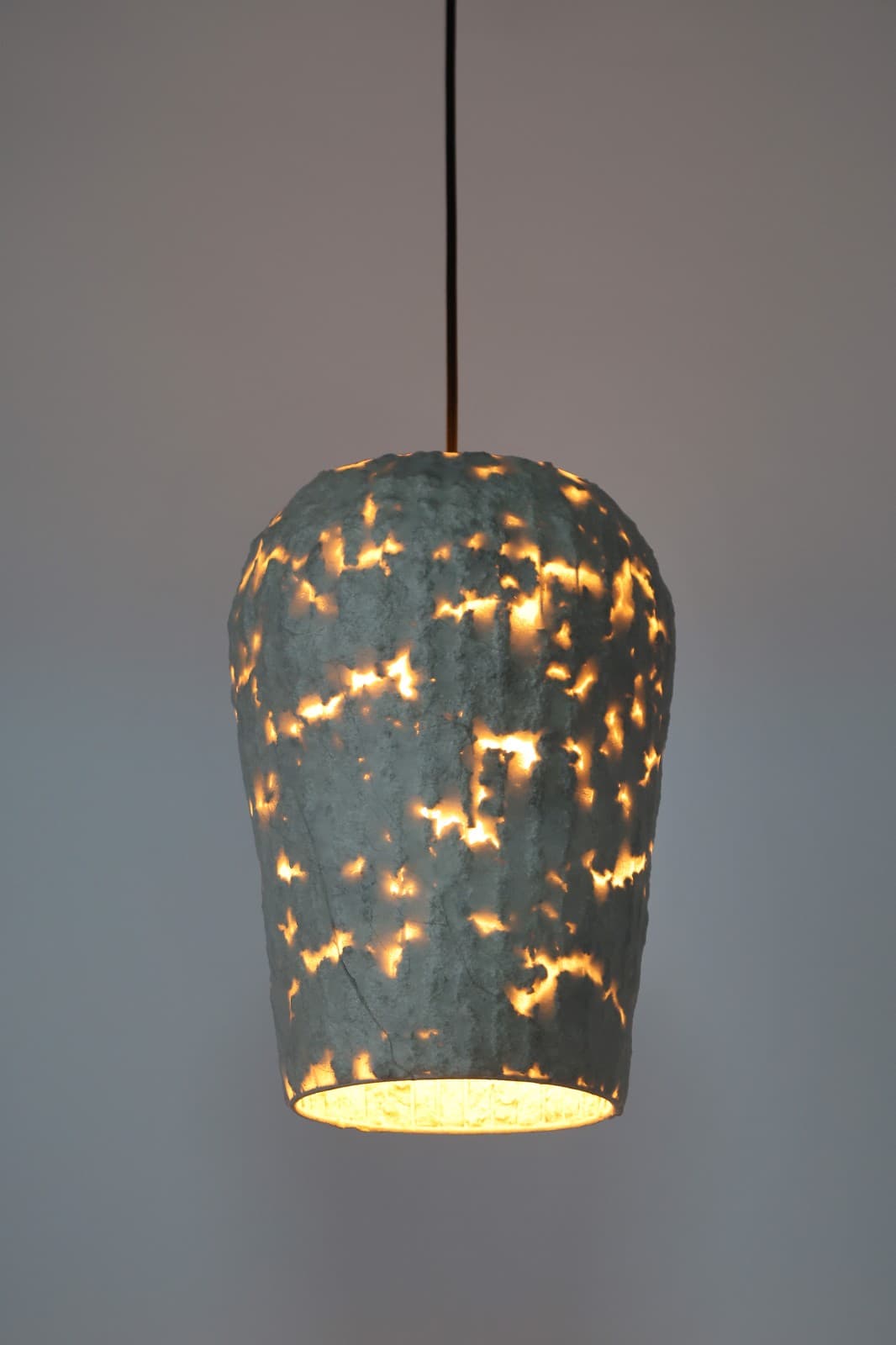 Colgante Luminoso Papel Maché